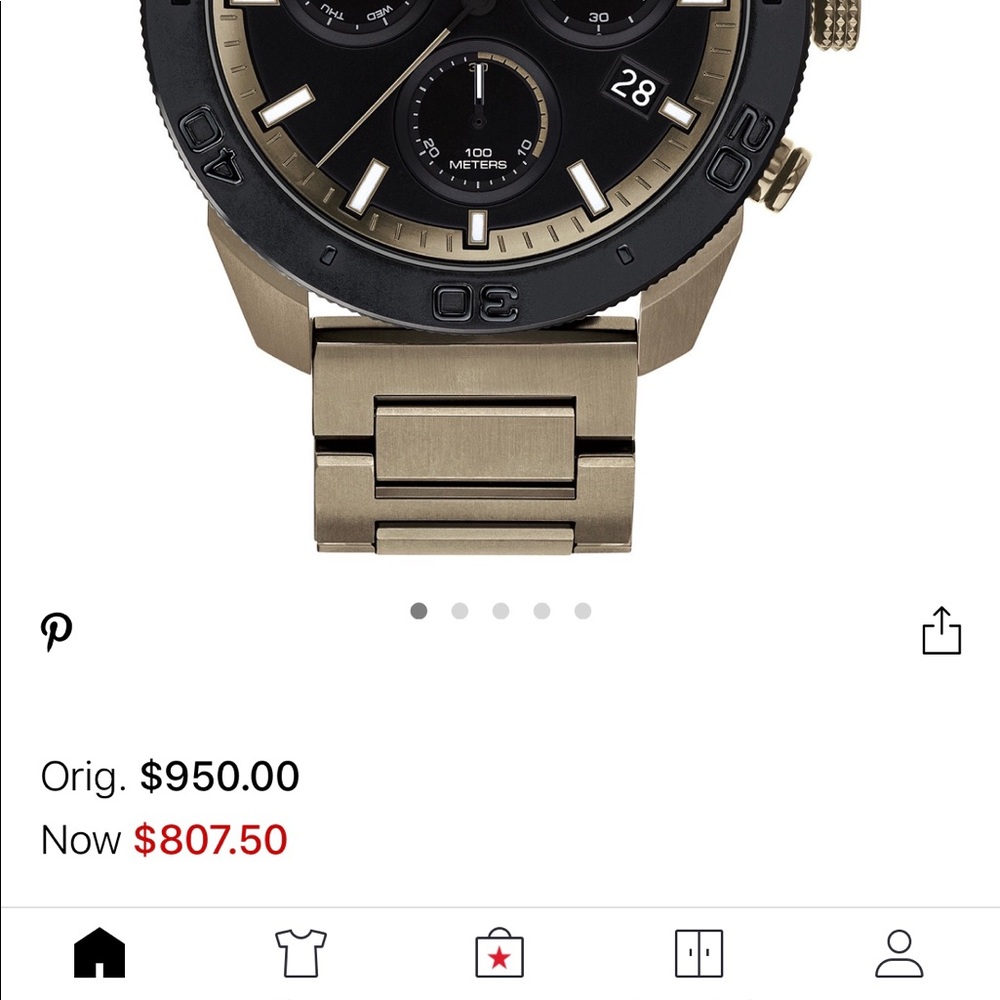 SOLD on other site!! NWT. Movato Mens Swiss Chrono - Picture 2 of 8